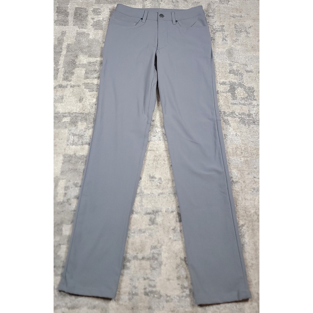 Lululemon Men's Gray ABC Slim Fit Performance Chino Pants Sz 28x32